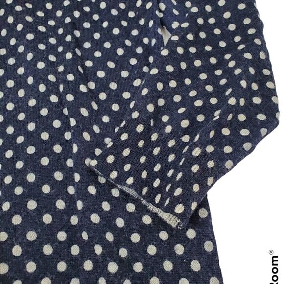 J.Crew Merino Wool Polka Dot Sweater - Picture 4 of 8